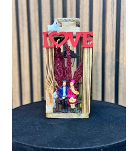 ahşap sevgili figürü 